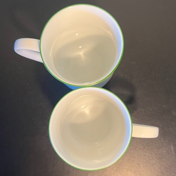 Pair of OTAGIRI JAPAN Rose Baxter AMERICAN GARDEN Chrysanthemum & Iris Cups Mugs - Picture 8 of 13